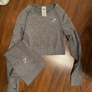 GYMSHARK LONG SLEEVE + LEGGING SET